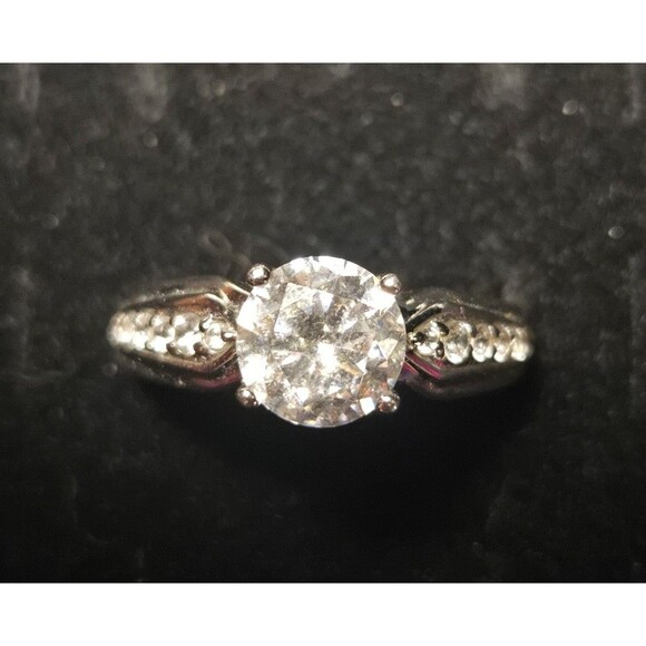 Vintage sterling silver ring sz 9 - Picture 1 of 4